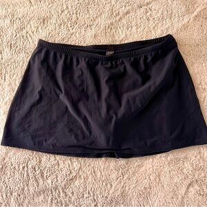 Lane Bryant Black Swim Skirt